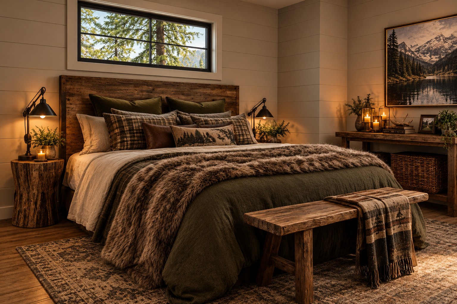 Proposed a welcoming guest room interior rendering